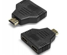 Splitter adaptador HDMI 1 entrada Para 2 saídas Fêmea (duplicador)