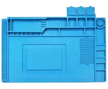 Tapete Manta Magnética em Silicone para Manutenção de Eletrônicos 450 x 300mm – Com Porta Objetos